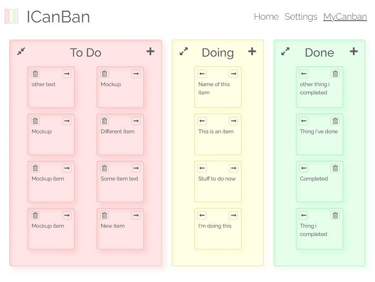kanban board